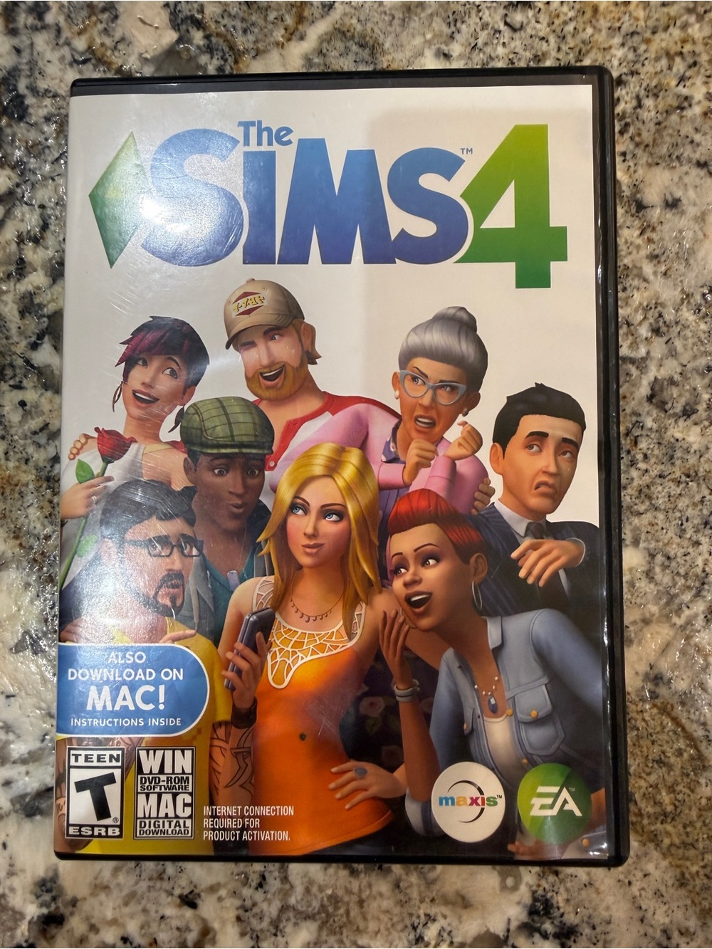 The Sims 4 PC Game - The Sims 4 (White/Green/Blue)
